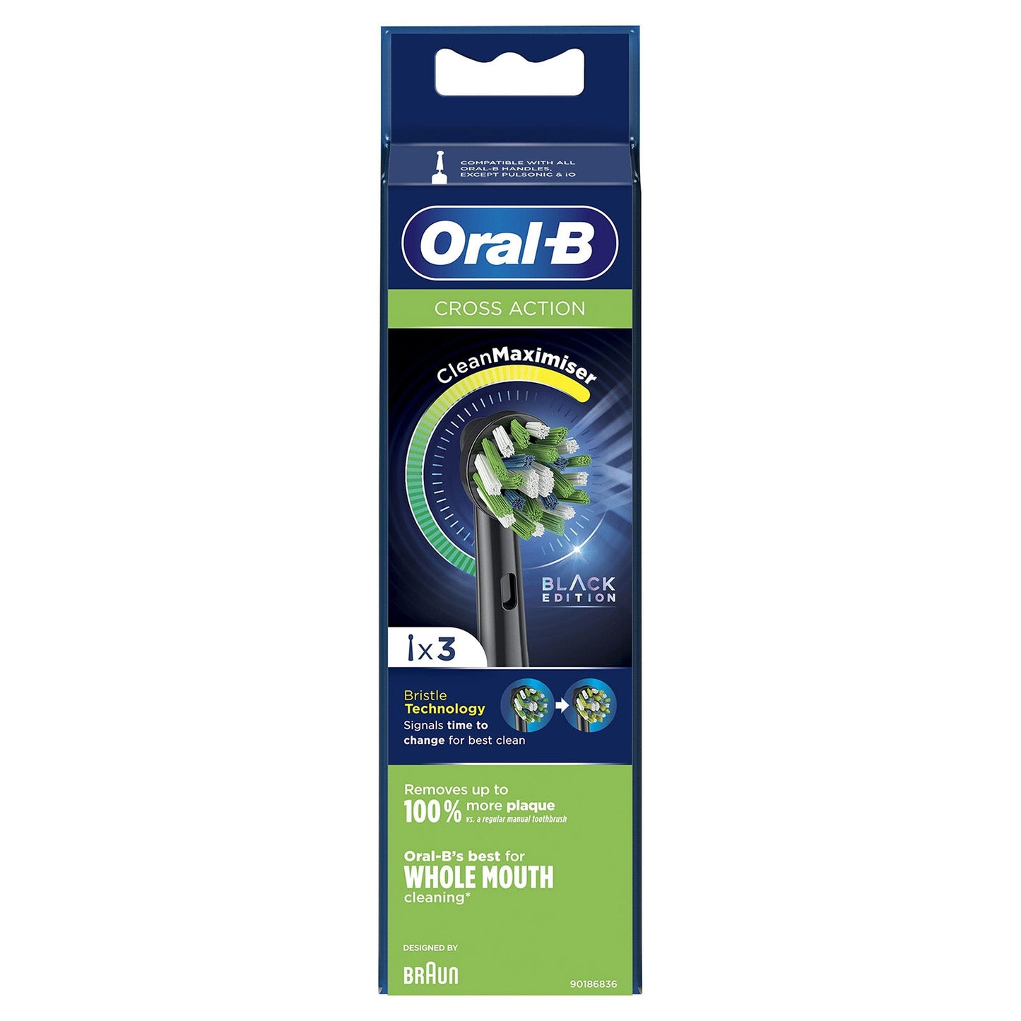 Oral-B Cross Action Brush Heads (4pcs)