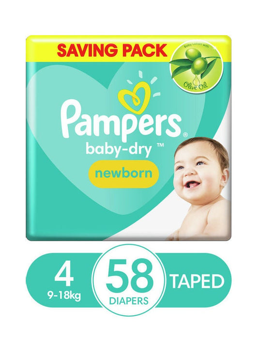Pampers Baby-Dry Size 4 (58pcs)