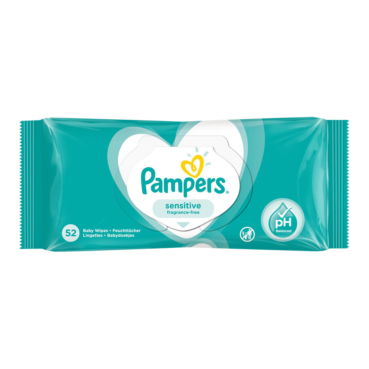 Pampers Sensitive Baby Wipes 52pcs