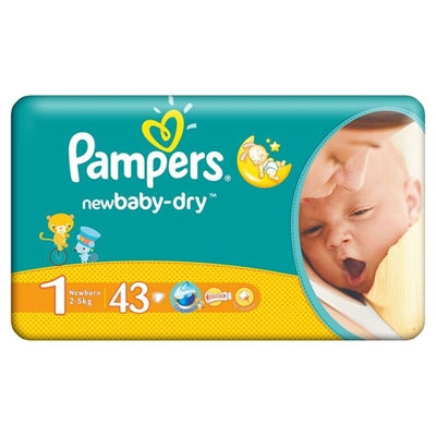 Pampers New Baby Size 1 (43pcs)